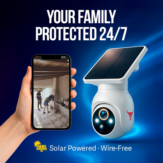 SolarGuard Pro – Wireless Solar Security Camera with HD Vision